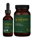 Global Healing Center - Vitamín D3 5000IU & Quercetin 250 mg - podporuje kosti a imunitný systém, zdravie dýchacích ciest