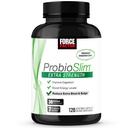 FORCE FACTOR ProbioSlim Extra sila Probiotiká pre ženy a mužov s 30 miliardami CFU probiotík pre tráviace zdravie, Bloating Relief, a zdravie Gut, s Prebiotické Fiber, 120 Kapsule