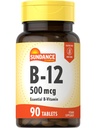 Sundance vitamín B-12 500mcg 90 Vegetariánska tableta