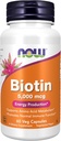 Teraz Foods Doplnky, Biotin 5,000 mcg, Metabolizmus aminokyselín*, Výroba energie*, 60 Veg Kapsule