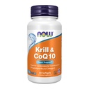 Teraz Foods Doplnky, Krill & CoQ10, Fosfolipid-Bound Omega-3, Podpora srdca*, 60 Softgels