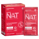 Pruvit - Keto/OS NAT - Jahodová broskyňa nabitá nápojom Mix s C-Med 100, L-Taurín, vitamíny B6 a B12, Ketónový doplnok - 18.5g