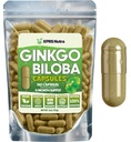 XPRS Nutra Ginkgo Biloba Kapsule - Gingko Biloba Doplnky pre Cognition - Vegan Friendly Ginkoba Biloba - Imunita Boosting Ginkgo Biloba Kapsule - 180 Počet