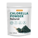 Chlorella Powder Natural- Chlorophyll Powder, Supports Immune System & Liver Function, Keep Youth, Vegan, Bohatý na vegánsky proteín a vitamíny, 8 oz.