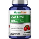 NusaPure Uva Ursi 10:1 Extract, 450 mg Ekvivalent s 4,500mg 200 Vegetariánskych čiapočiek (non-GMO, Vegan)