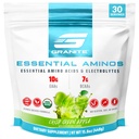 Granite Essential Amino Acides Powder, Green Apple Flavor, s 10g EAA a 7g BCAA, podporuje zotavenie a rast svalovej hmoty, bez sóje, bez lepidla (30 porcií)