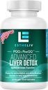 Pečeň Čistiť Detox a opravy PQQ + Inozitol Formula, Aktualizované V2.0 (Non Milk Thitle Supplement and Artičoke Extract), pre zdravie pečene a pečene Detox, Obnoviť podporu pečene