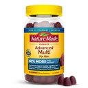 Nature Made Advanced Multivitamínové Gumies pre neho s citrátom horečnatým, vápnikom a všetkými 8 B vitamínmi, multivitamín pre mužov, 90 Gumies, 30 dní dodávky