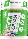 NutraKey BCAA Optima Post cvičenie recovery komplex, žiadny cukor, žiadny carb, pomoc na zotavenie, kyslé Gummy červy