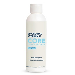 Jadro Med Science Lipozomálne vitamín C 1000mg Tekutina - Pôvodná formula, 5 Fl Oz - Prírodné Lipozomálne vitamín C doplnok non-GMO - Imunitný systém Booster pre dospelých - Podpora Kolagén Tvorba