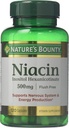Nature's Bounty Flush Free Niacin 500 Mg, 240 Kapsule (2 X 120 Počet fliaš)