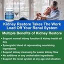 Čistenie obličiek Detoxikácia a oprava - Formulované obličkové zdravie Expert Living w / Transplant - US Made Obličky Suplement, Detox & Flush - Renálne vitamíny 120 Kapsule