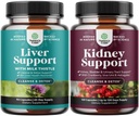 Supplements with Dandelion Root, Cholín, cvikla a artičoky extrakt a podpora obličiek s Uva Ursi, Stinging Nettle a Astragalus