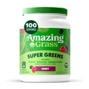 Amazing Grass Greens Blend Superfood: Super Greens Powder s Spirulina, Chlorella, Beet Root Powder, Digestive Enzymes, Prebiotiká a probiotiká, Berry, 100 Servings (Packaging May Vary)