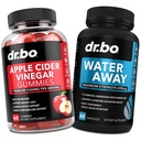 DR. BO ACV Gummies & Water Away Pills - 1000MG Apple Cider Ocogar Gummies & Water Retention Diuretiká pre zažívacie, Gut Health, Žalúdok Bloating & Noha Opuch