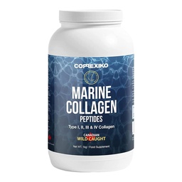 Hydrolyzovaný morský kolagén Peptidy Powder. Canadian Wild-Caught Fish Skin [Not Scales) - Colageno Hidrolizado en Polvo-Vital Protein Supplement for Skin, Hairs, Joints and Digestion, Marine Powder (1kg)