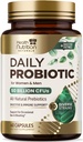 Probiotiká 60 miliárd CFU + 10 kmeňov - Daily Probiotic Lactobacillus Blend for Immune, Digestive & Gut Health Support, Prebiotics and Probiotics, Gas & Bloating for Women & Muži - 60 Kapsule