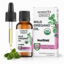 ImunShield Wild Oregano Oil Organic Liquid Drops - Hand-Picked Oregano s 86-90% Carvatrol pre Immune and Digestive Support - Vegan, Non-GMO, Gluten-Free, 1 fl. oz./ 30ml