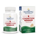 Nordic Naturals Cognition Mushroom Complex, Unflavred - 60 Kapsule - Mozog, pamäť a podpora nálady - Zmes Leva a Mane Huba a Bacopa Extract - Non-GMO - Certified Vegan - 30 Servings