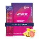 Mikrobiome Labs MegaPrebiotic Fiber Powder for Women, Men & Kids - Pre-Dosed Prebiotic Fiber Supplement Powder with Clinically Tested Oligosacharids - Ananás Orange Guava (30 nápojových paketov)