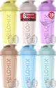 VELOMIX -6 BALENIE- 28 oz Protein Shaker fľaša pre proteínové zmesi - 6x Whisk Whisk 