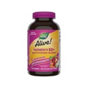 Príroda žije! Dámske 50+ Denné Gummy Multivitamíny, Dámske doplnky, Podporuje zdravé srdce, mozog a kosti, * B-vitamíny, zmiešané Berry Ochutené, 150 Gumies (Backaging May Vary)