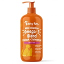Zesty Paws Wild Aljašský Omega-3 Blend Pollock + Lososový olej pre psy a mačky- Skin and Coat Support, Omega 3 Supplement for Pets, 32oz