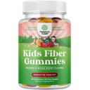 High Prebiotic Fiber Gummies pre deti - Dietary Fiber Doplnky pre zažívanie & Zápcha - korene čakanky Kids Immune Gummies - Non-GMO & Vegan Tráviace Výživové doplnky - 60 Počet