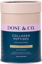 DOSE & CO. Pure Collagen Peptidy pre vlasy, kožu a nechty, bez príchute - 10oz prášok doplnok