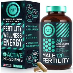 Fertility doplnky pre mužov prenatálne vitamíny - Maca Root, Ashwagandha, Zinok, Plus prírodné - Koncepcia pre neho Muži Fertilita Vitamíny a mužskú plodnosť podpora doplnky - 120 Caps po dobu 2 mesiacov