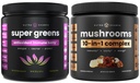 NutraChamps Super Greens Antioxidant & Super Huby: Ultimate Mozog, Gut & Body Boost
