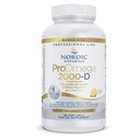 Nordic Naturals ProOmega 2000-D, Citrónová príchuť - 90 mäkkých gélov - 2150 mg Omega-3 + 1000 IU D3 - Ultra high-Potency Fish Oil - EPA & DHA - Mozog, srdce, & Immune Health - non-GMO - 45 porcií