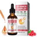 Vitamín B komplex Tekutý, Vegan Vitamín B12 Tekuté kvapky 