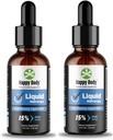 Happy Body Liquid MSM kvapky Najvyšší obsah MSM v Liquid MSM doplnok. Ideálne pre obe perorálne a topické aplikácie - 1 x 4 fl. oz fľaša (2 balenia)