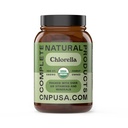 Kompletné prírodné produkty Organické Chlórella Kapsule, 500mg, 100ct, Pure Green Algae Superfood, Detox & Immune Support, Vitamín B12 & Chlorofyl Rich, Plant-Based, Vegan, Non-GMO