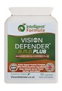 Vision Defender Plus Eye Supplement: AREDS2 Formula Vitamíny, minerály (Lutein, Zinok) Vylepšený s Meso-Zeaxantin pre kompletné oči / Eyesight Zdravotná starostlivosť a podpora. 60 Easy-to-Swallow Vegan Kapsule
