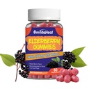 Brusnicové guličky, bazový extrakt 300 mg, s vitamínom C a zinkom, jahodová chuť Gummy, non-GMO, bez lepku, Vegan-Friendly, Immune Support, 60 gróf
