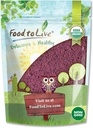 Potraviny pre živé organické čierne bazové šťavy prášok, 1 libra non-GMO, vyrobené z surových sušených bobuľovín, Nesulfurované, Vegan, hromadne, Skvelé pre pečenie, Smoothies, Jogurty, bez sušienok, Obsahuje maltodextrín