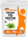 BulkSupplements.com Organic Pea Protein Powder - Plant Based & Vegan Protein Powder - Neochutené & Gluten Free, 30g per Serving, 100g (3,5 oz) (Pack of 1)