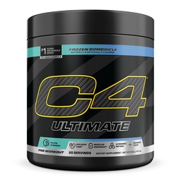C4 Ultimate pred cvičením prášok - cukor bez precvičenia Energy Supplement for Men & Women - 300mg kofeín + čajKrina + Dynamine + Kreatín - mrazené bomby, 20 Servisov