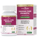 Vaginálne probiotiká pre ženy pH Balance s prebiotikami - 60 miliárd CFU pre Odor, Kvasnice a digescie - Brusnice pre močové Tract & Hormonal Balance - Vegan & Non-GMO 90 Kapsule
