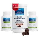 Equilife Dr. Cabral Detox, 7-dňový program s rastlinnými proteínmi, vitamínmi, aminokyselinami a minerálmi na podporu plnej telesnej rovnováhy, prášok na výmenu jedla, Vegan, bez lepku, čokoláda, 14 porcií