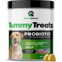 Probiotiká pre psy Tráviace zdravie - Pes probiotiká a tráviace enzýmy - Alergická úľava pre psy - Probiotické pre psy Gut zdravie - Puppy Probiotické Liečba bruško - 120 Dog Probiotické Chews