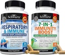 BioSchwartz Support pre dýchacie a imunitné pľúca Supplement with Quercetin (1 mesiac dodávky) Plus 7 in 1 Immune Suplement with Antioxidants (2 mesiace dodávky)