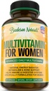 Ženský multivitamínový doplnok. Vitamíny A C D a vitamín B komplex. Imunitná a ženská podpora + Antioxidant & Natural Energizers. Non-GMO, Gluten Free, Made in the USA,60 Caps