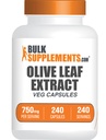 BulkSupplements.com Olive Leaf Extract Kapsule - Olive Leaf Supplement, Olive Leaf Capsules - Immune Support, Gluten Free, 1 Kapsule per Serving, 240 Veg Kapsule (Pack of 1)