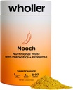 horší nutričné kvasinka flakes s prebiotikami a probiotikami pre zdravie Gut. Metylkobalamín Vitamín B12 a vitamín D3 Vegan Cheesy Seasoning (5.3 oz.) (BBQ Flavor)