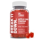 Dr. Tobias Apple Cider Ocogar Gummies s matkou, 500mg ACV per Serving, Plus Folate, B6, B12 & Iodine, podporuje tráviace zdravie, Gut Cleans & Detox, Vegan, 60 Gummies