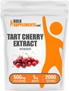 BulkSupplementments.com Tart Cherry Extract Powder - Tart Cherry Supplement, Herbal Supplement - Antioxidant Zdroj, Gluten Free, 500mg per Serving, 5kg (11 libier) (Pack of 5)