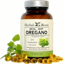 Bylinné korene olej z Oregano - vyrobené zo Stredomoria Oregano olej - 90 Ľahko prehltnúť Softgel kapsuly - Extra sila 150mg